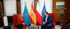 Con el presidente del Principado de Asturias Adrián Barbó