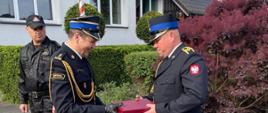 Pożegnanie strażaka odchodzącego na zaopatrzenie emerytalne (31.05.2024 r.)