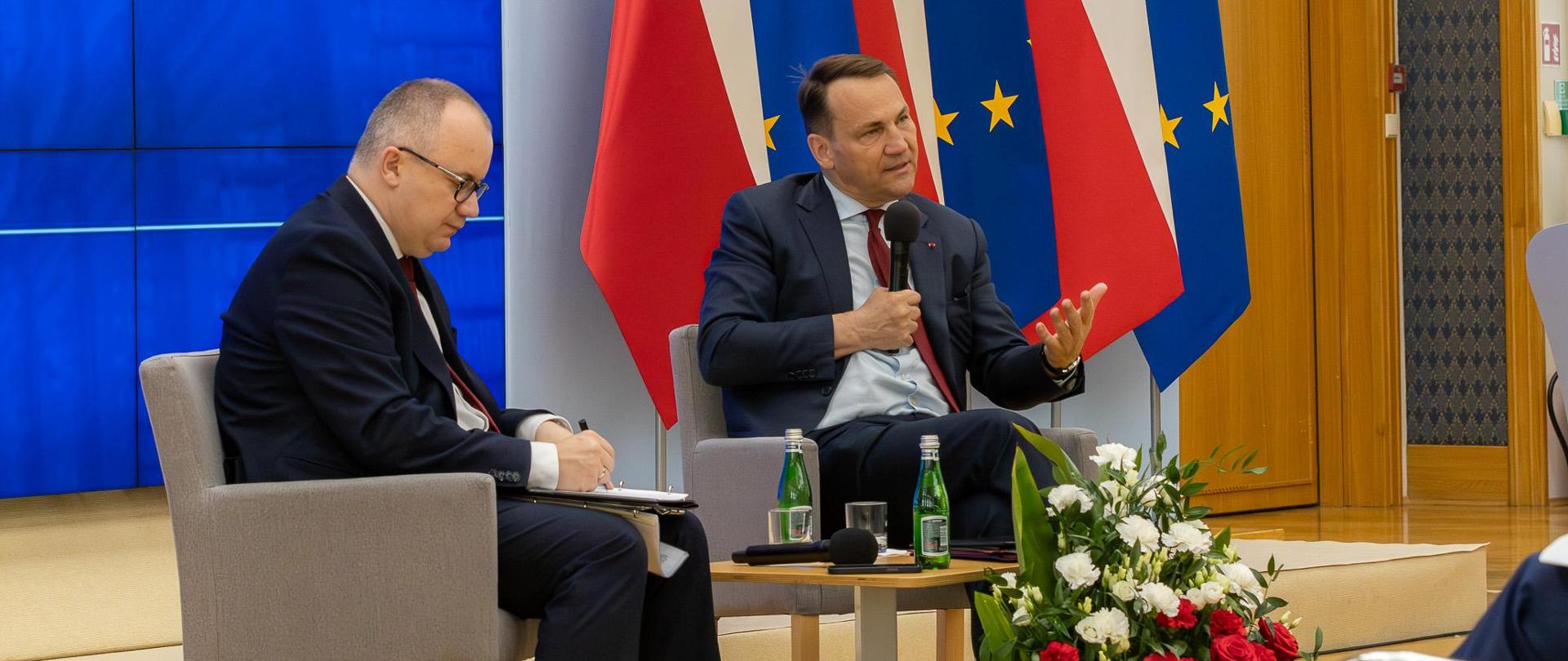 Briefing Ministra Spraw Zagranicznych i Ministra Sprawiedliwości nt. przywracania praworządności i porządku konstytucyjnego w Polsce 