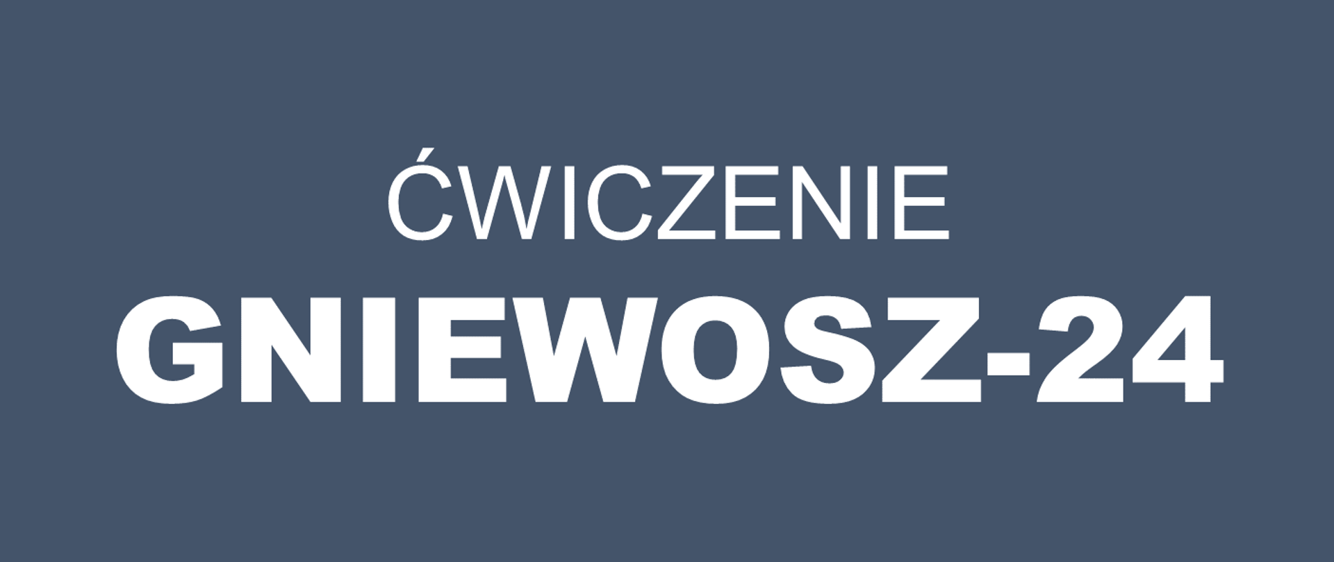 ćwiczenie Gniewosz-24