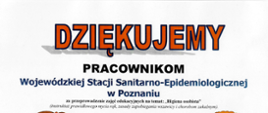 podziękowanie Przedszkole nr 124 w Poznaniu 