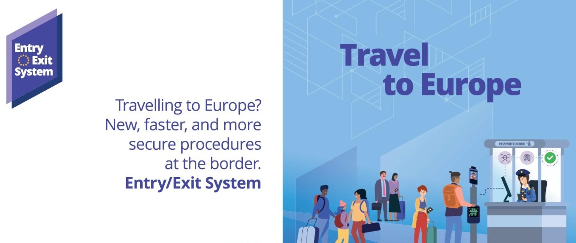 An informational graphic about the European Entry/Exit System (EES).