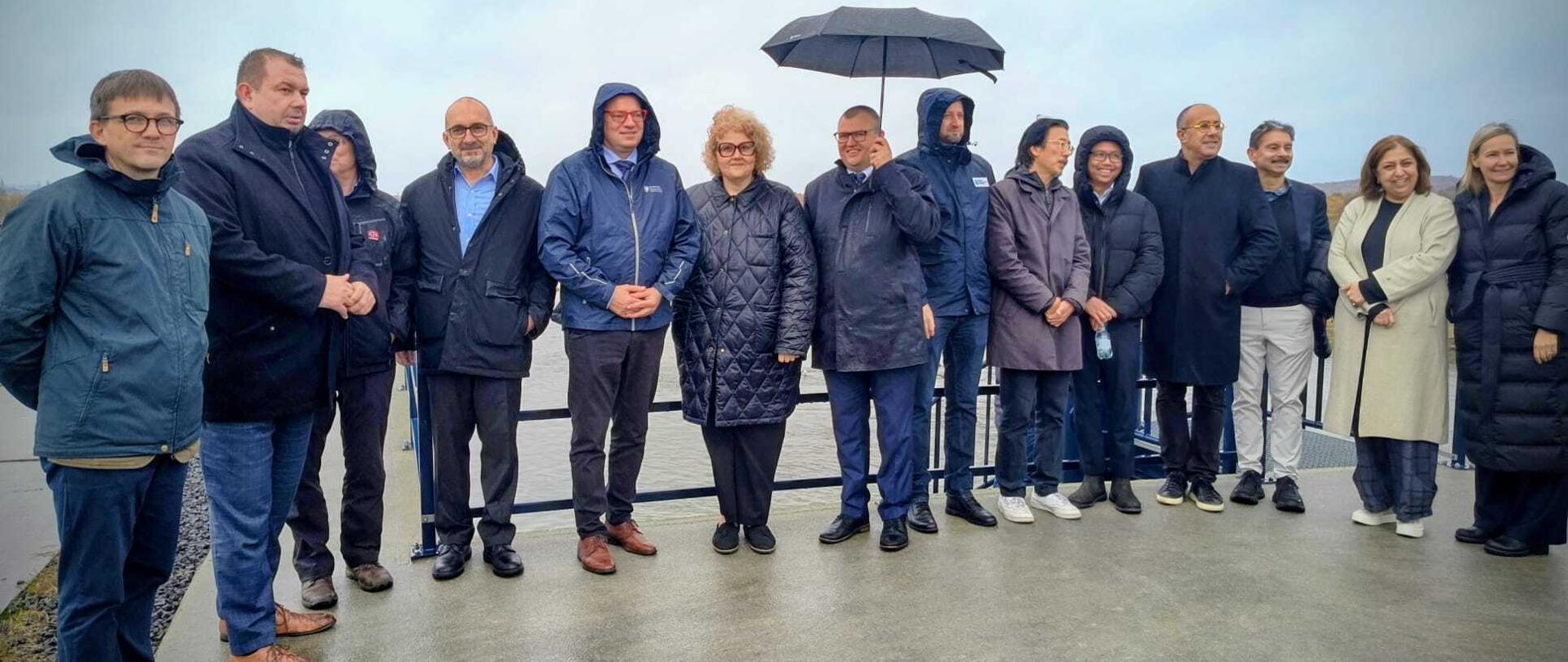 Wizyta przedstawicieli Banku Światowego na zbiorniku Racibórz Dolny