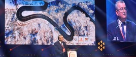 Minister A. Adamczyk podczas otwarcia XV Międzynarodowego Zimowego Kongresu Drogowego