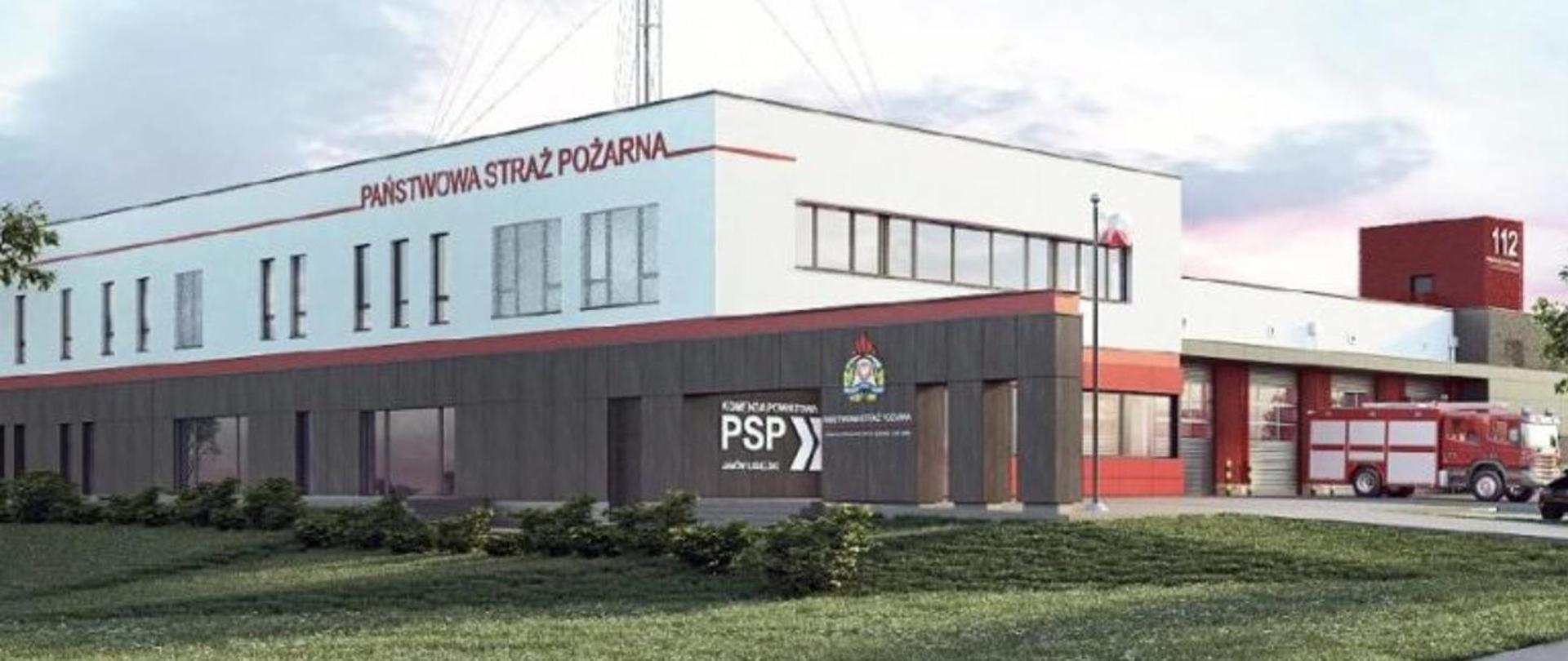 Grafika z nową strażnicą