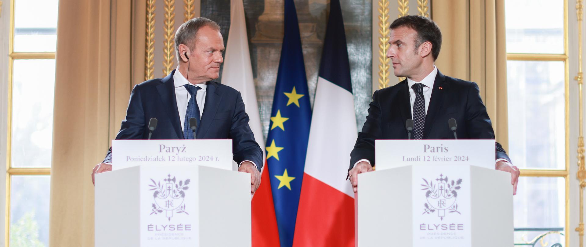 Visite du Premier Ministre Donald Tusk à Paris 12.02.2024