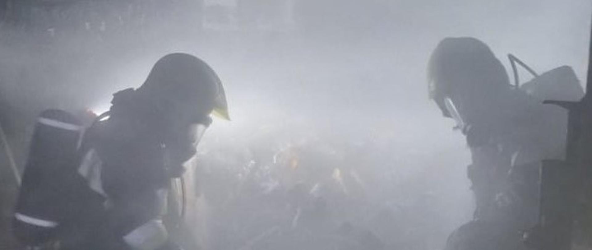 Pożar domku letniskowego