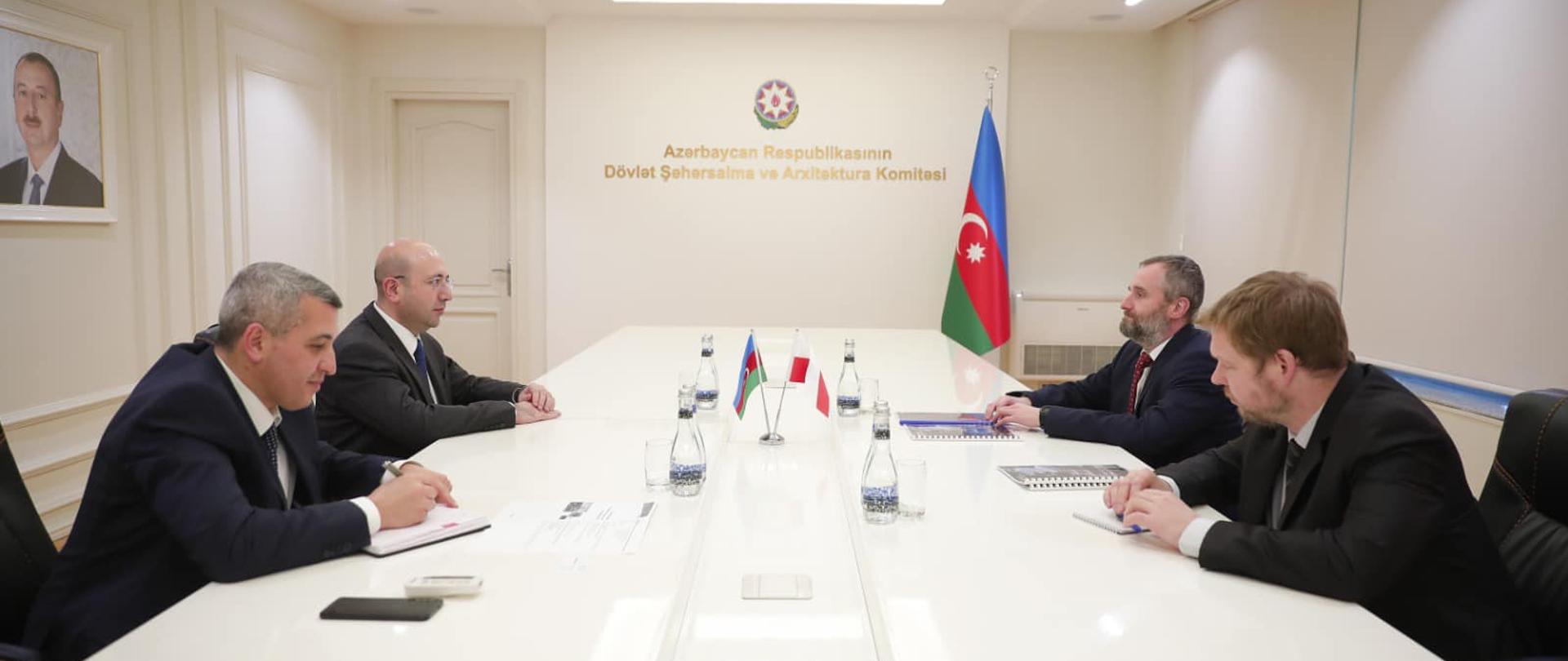 Azərbaycanın Dövlət Şəhərsalma və Arxitektura Komitəsinin sədri ilə görüş (07.02.2023)