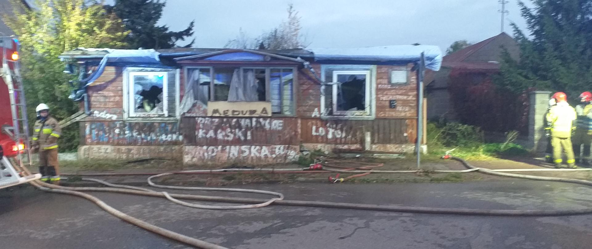 Tragiczny pożar pustostanu w Suchowoli