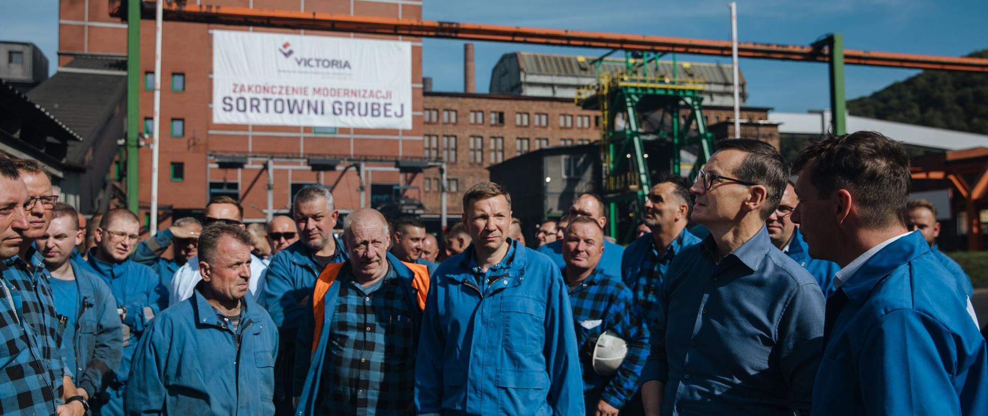 Prime Minister Mateusz Morawiecki at Wałbrzyskie Zakłady Koksownicze "Victoria"