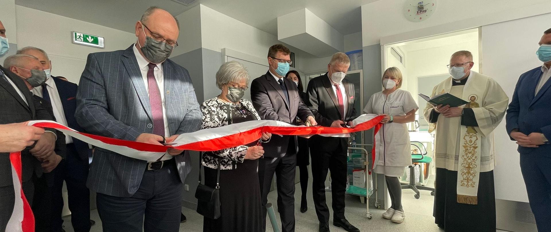 Nowe inwestycje w szpitalu w Działdowie - przecięcie wstęgi