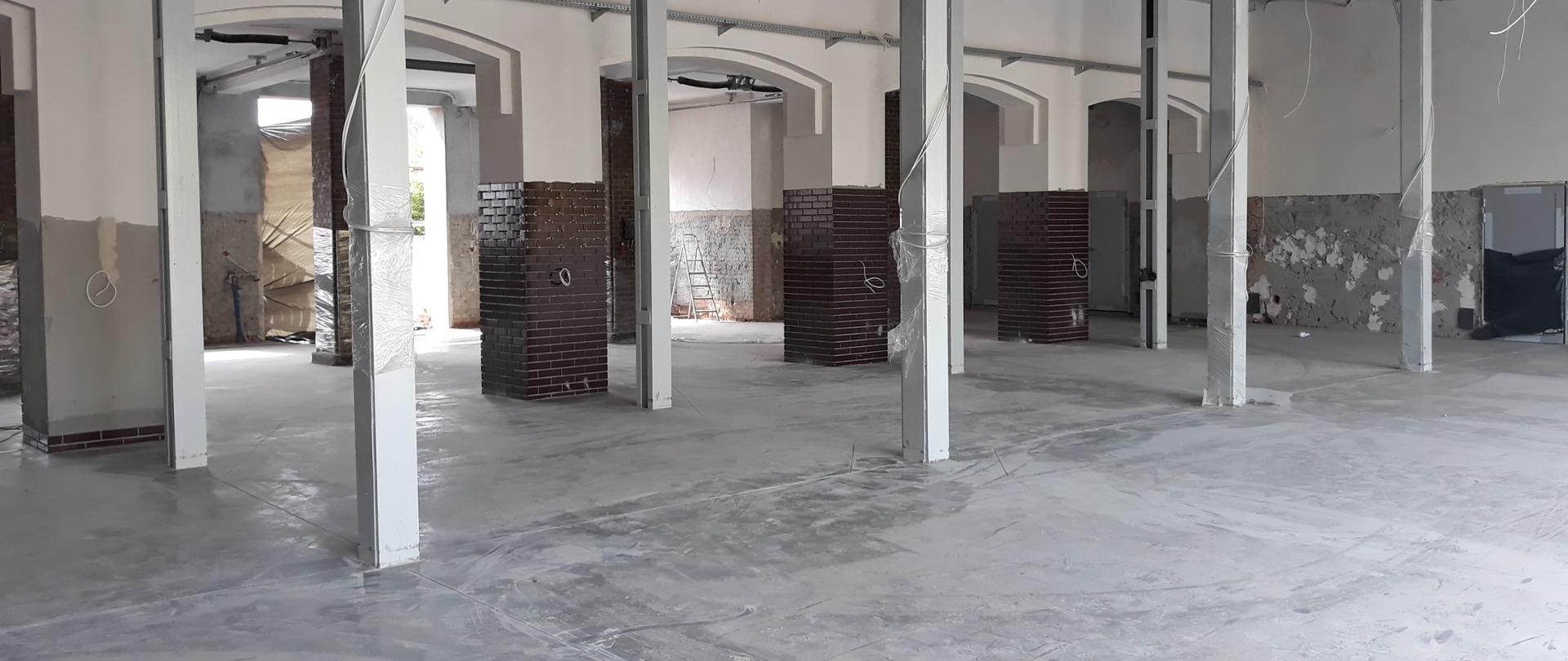 Remont garażu w Komendzie Powiatowej PSP w Kościanie