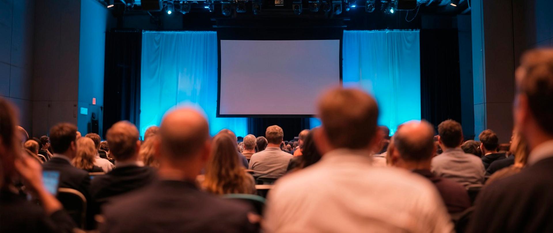 konferencja, ludzie na sali