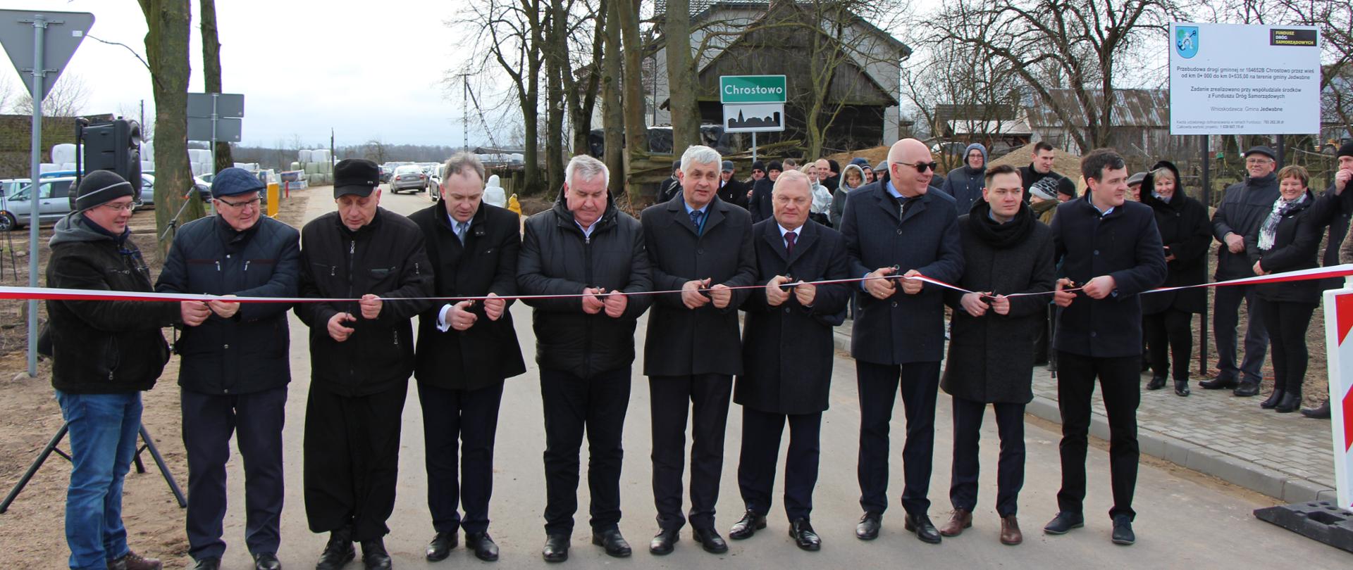 Otwarcie dróg w gminie Jedwabne