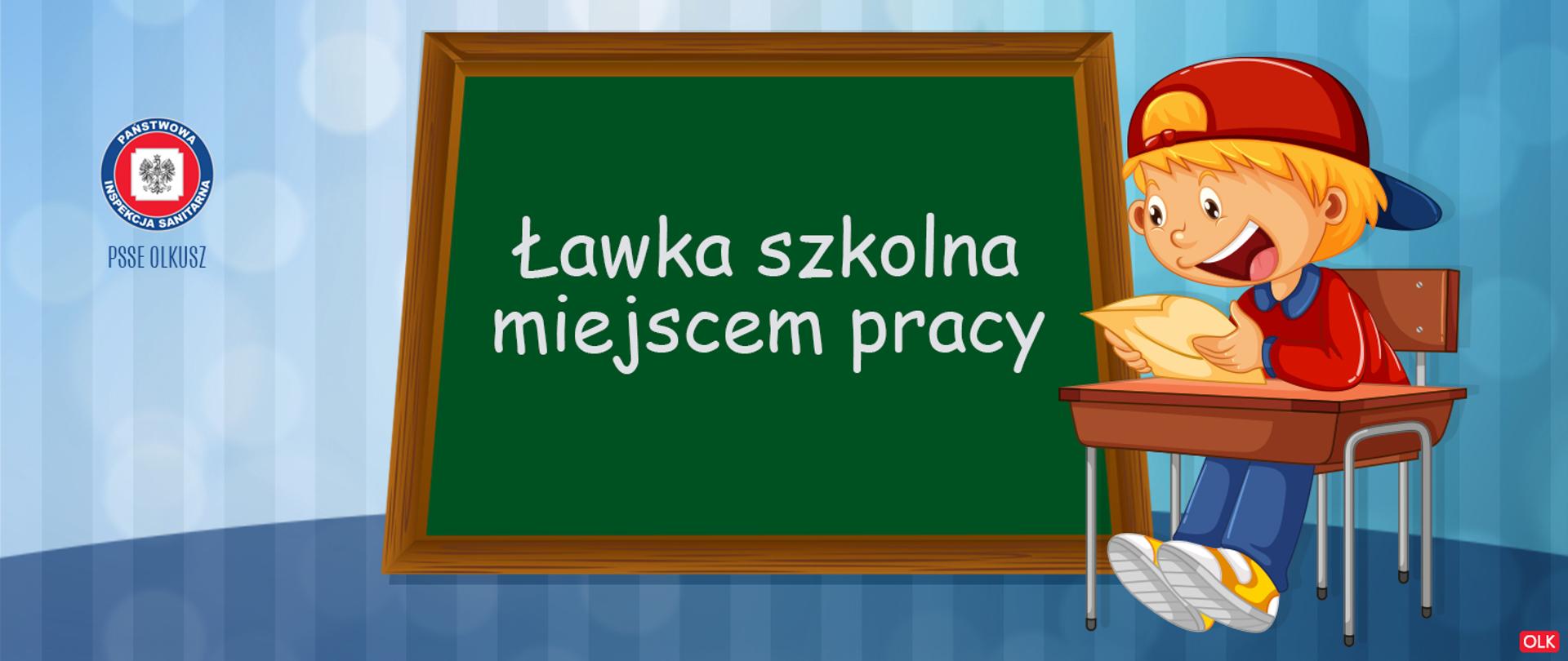 Ławka szkolna miejscem pracy