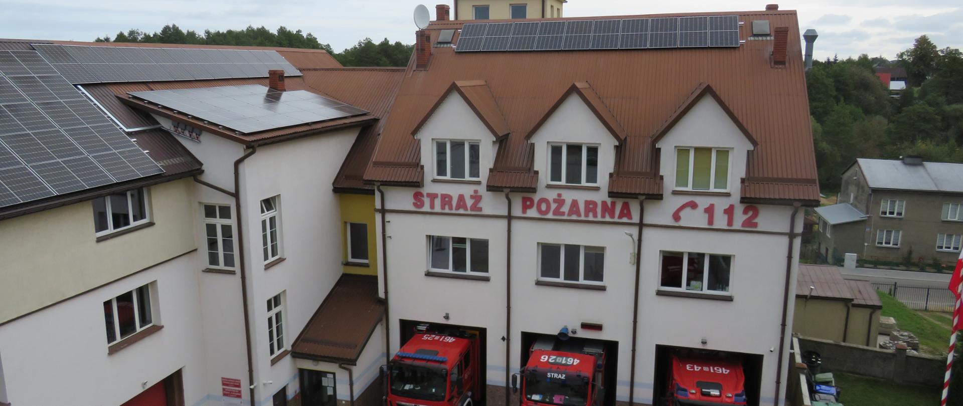 Zakończenie inwestycji systemu fotowoltaiki w KP PSP w Sejnach