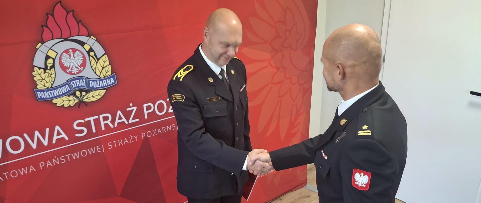 Gratulacje od Z-cy Komendanta Powiatowego PSP w Sulęcinie mł. bryg. Rafała Sobczaka