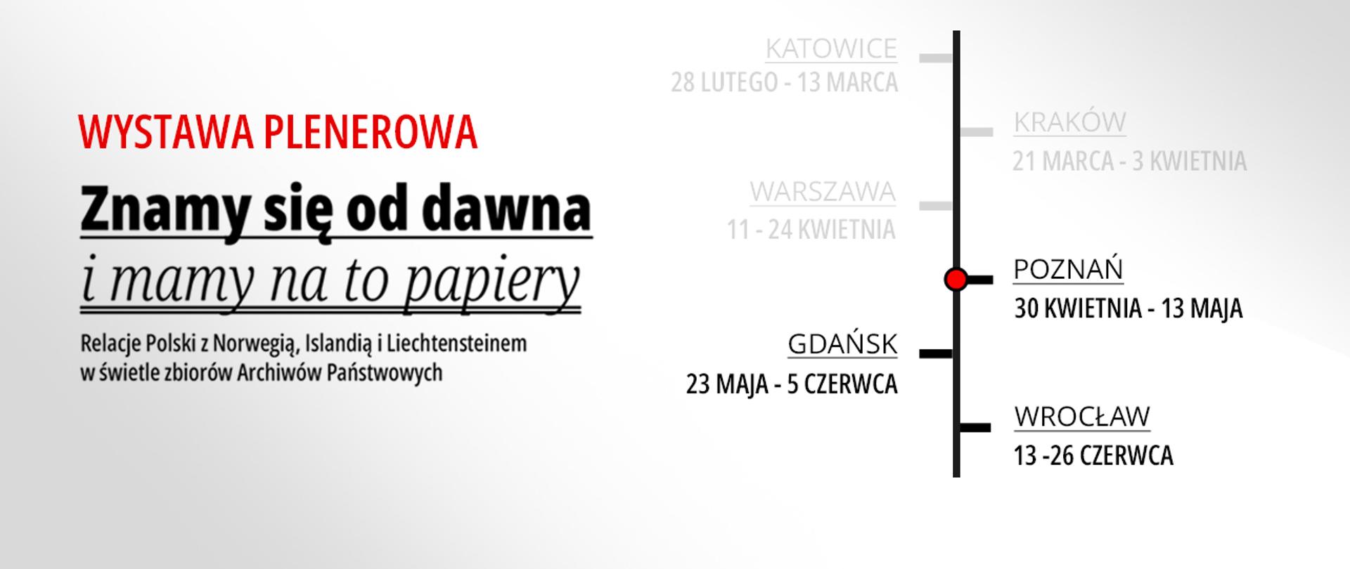 Zapowiedź wystawy plenerowej