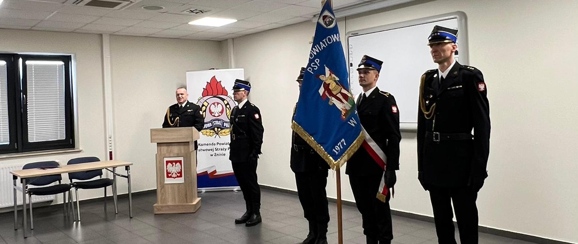 Ślubowanie nowego funkcjonariusza