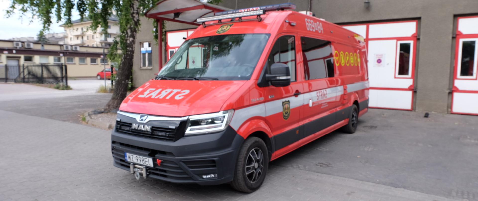 Samochód SLRR-Ł MAN TGE