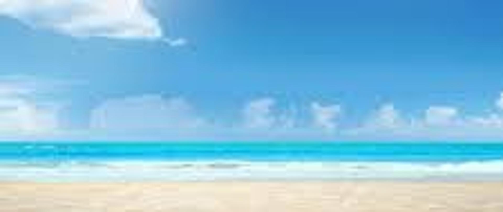 błękitne niebo piasek na plaży 