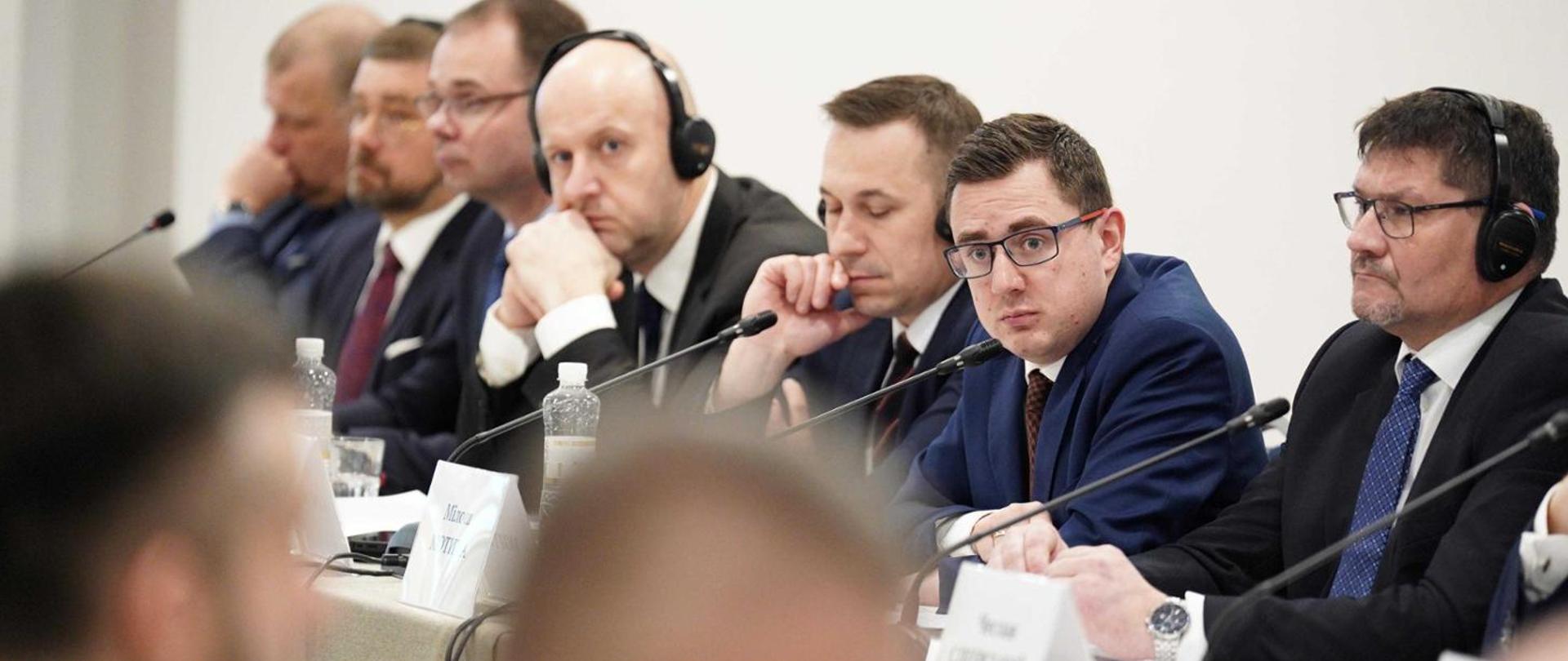 Deputy Minister Miłosz Motyka at the 9th session of the Polish-Ukrainian Intergovernmental Commission for Economic Cooperation in Lviv
