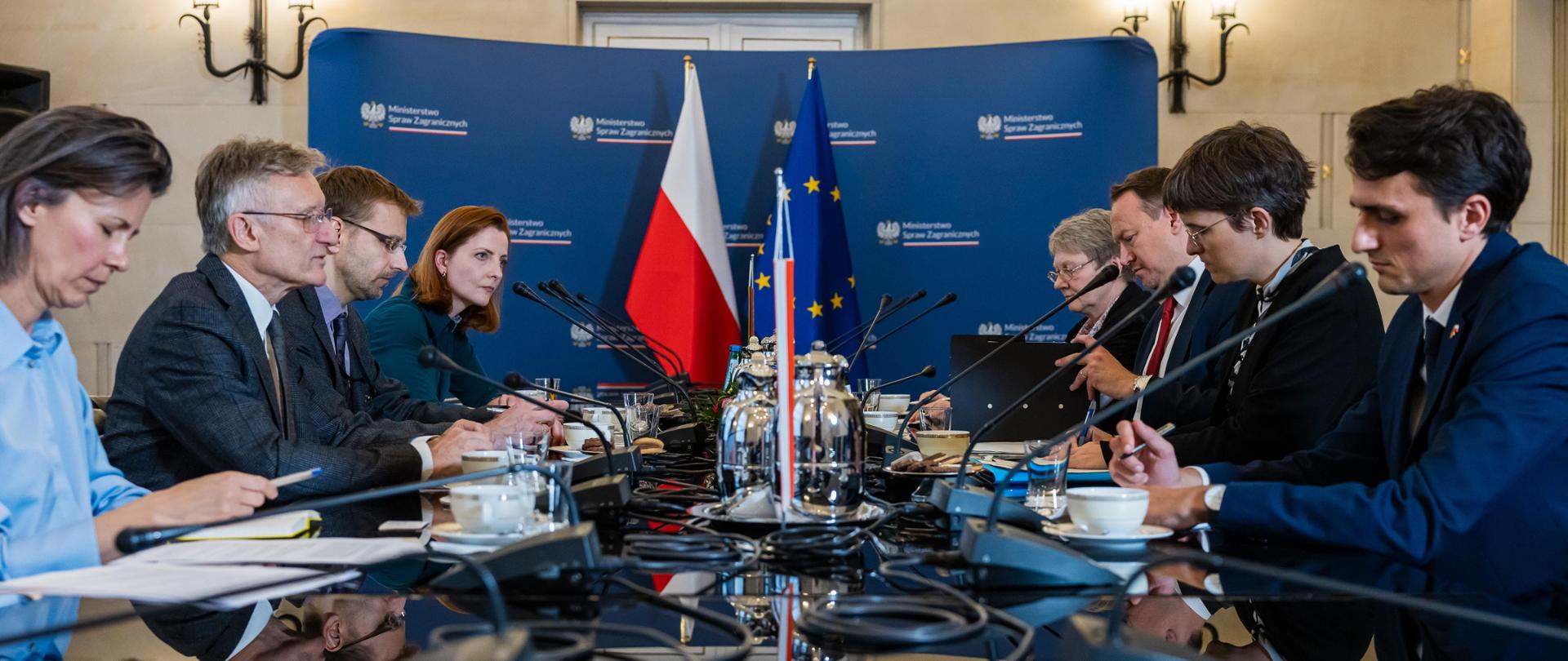 Podsekretarz Stanu Marek Prawda rozmawiał z Minister Stanu MSZ Niemiec oraz Szefem Gabinetu Politycznego MSZ Królestwa Szwecji