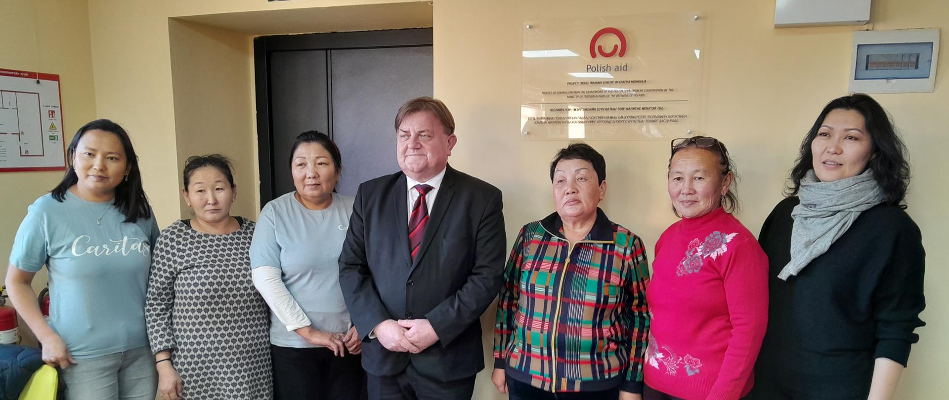 otwarcie projektu Caritas w Bayankhushuu