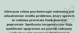 psychoterapia rodzinna