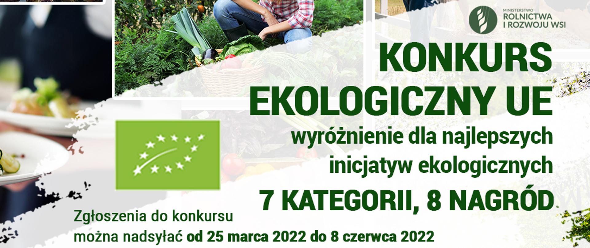 Plakat dotyczący zgłoszeń do konkursu ekologicznego UE