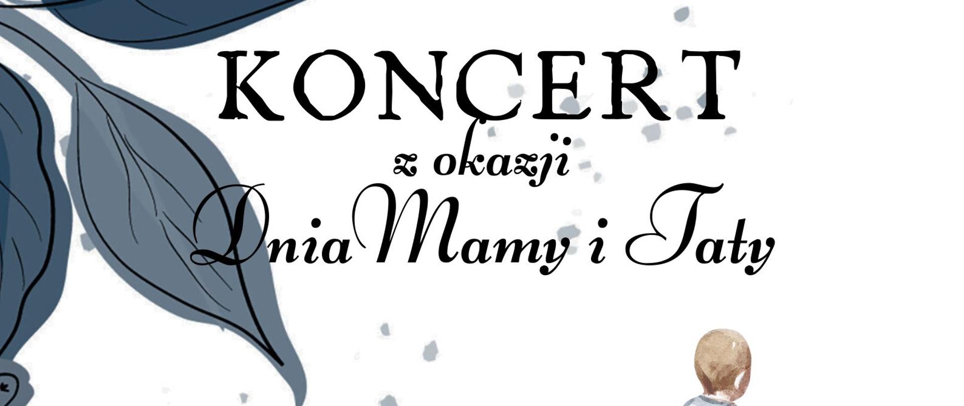 Plakat informacyjny o koncercie dla Mamy i Taty, który odbędzie się 25.05.2023 r. o godz. 17.00
Wystąpią uczniowie PSM I st. oraz chór PSM I st. Na plakacie rysunek rodziny