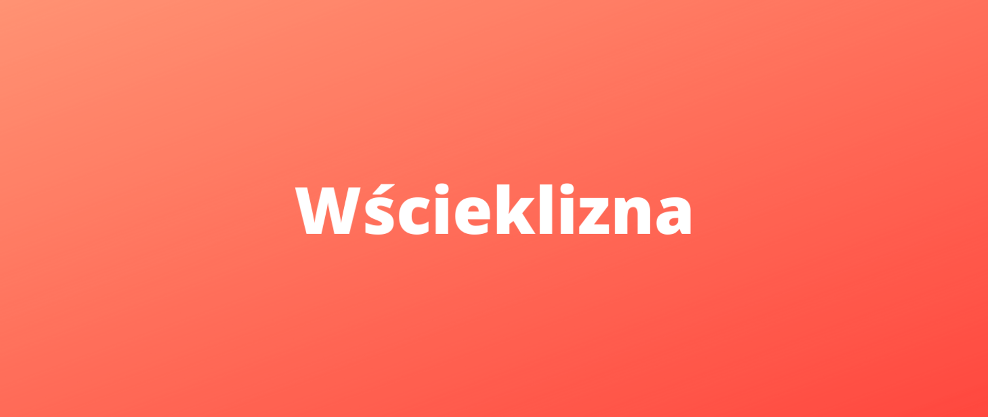 Wścieklizna