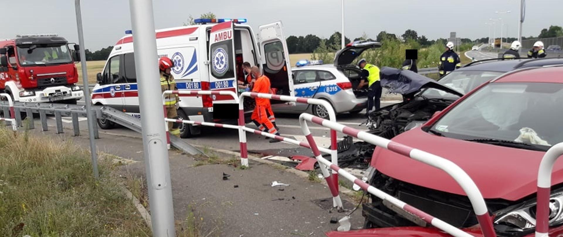 Dwa zdarzenia na drodze wojewódzkiej 341.