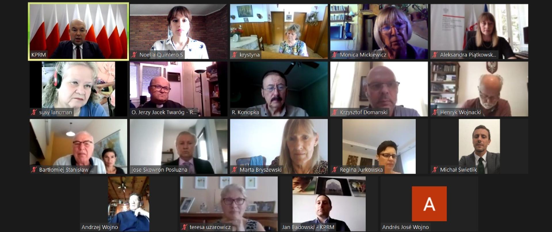 Videoconferencia con la participación del ministro Jan Dziedziczak