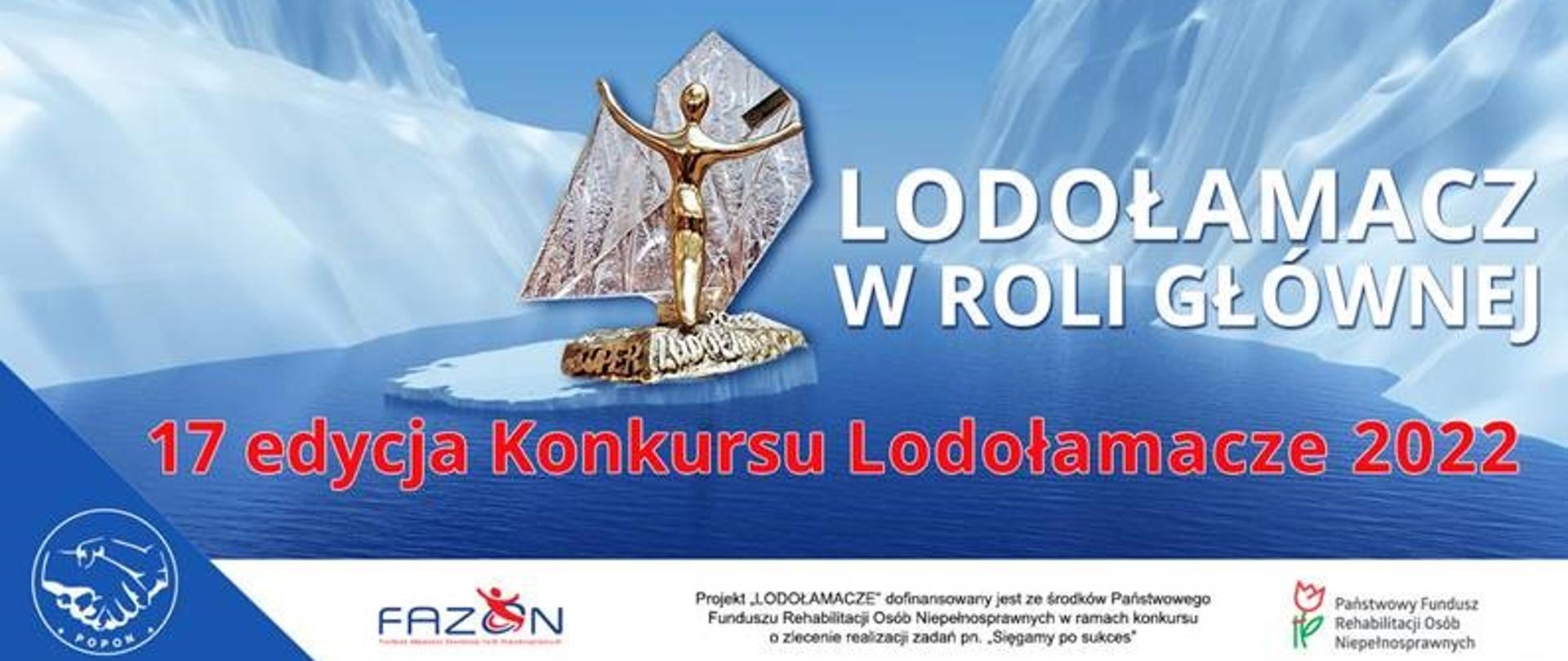 Plakat - 17 edycja konkursu Lodołamacze 