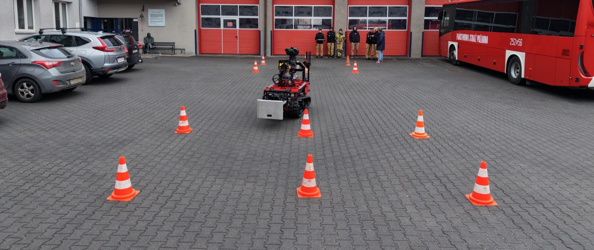 Szkolenie z obsługi robotów gaśniczych w SA PSP Poznań