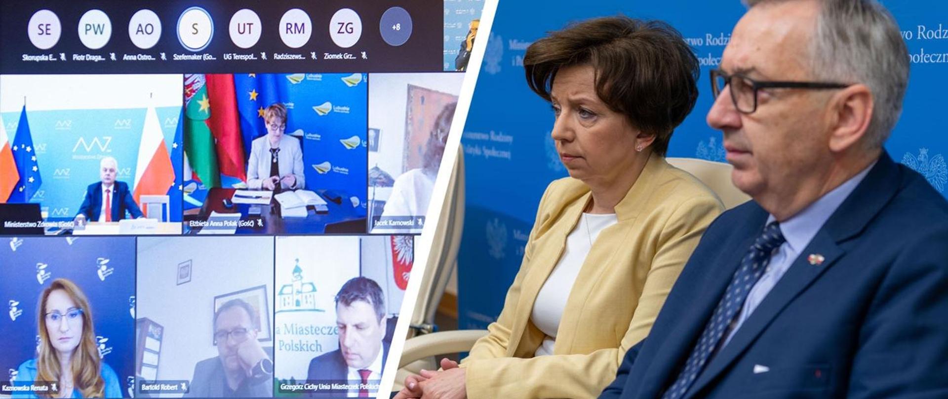 Meeting of the Ukrainian refugees’ issues special staff with the participation of the management of the Ministry of Family