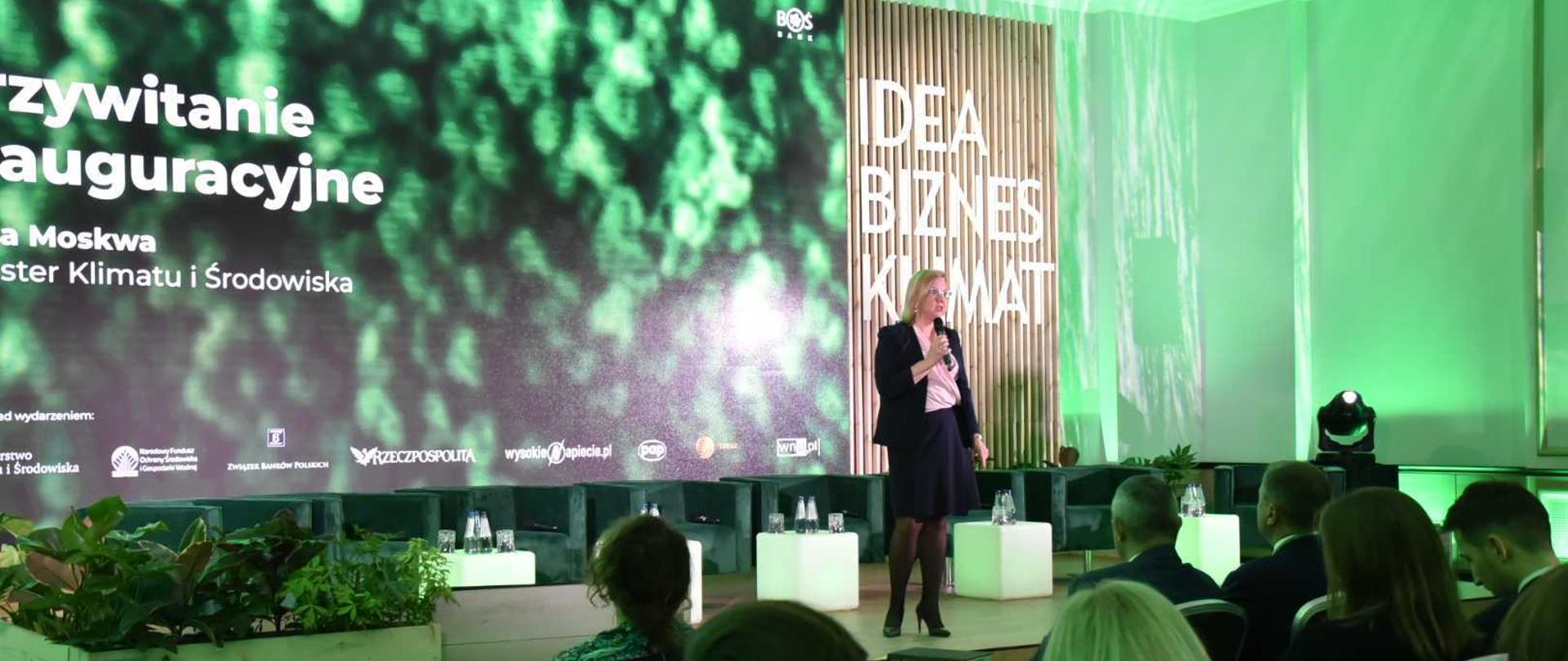 minister klimatu i środowiska Anna Moskwa 