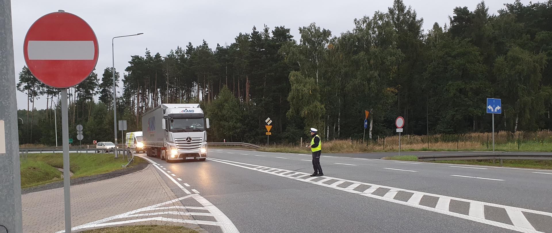 Działania policji Trzeźwy poranek na A4