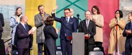 Lenkijos Respublikos Seimo maršalka Szymon Hołownia Lietuvos Nepriklausomybės atkūrimo 35-mečio minėjime
