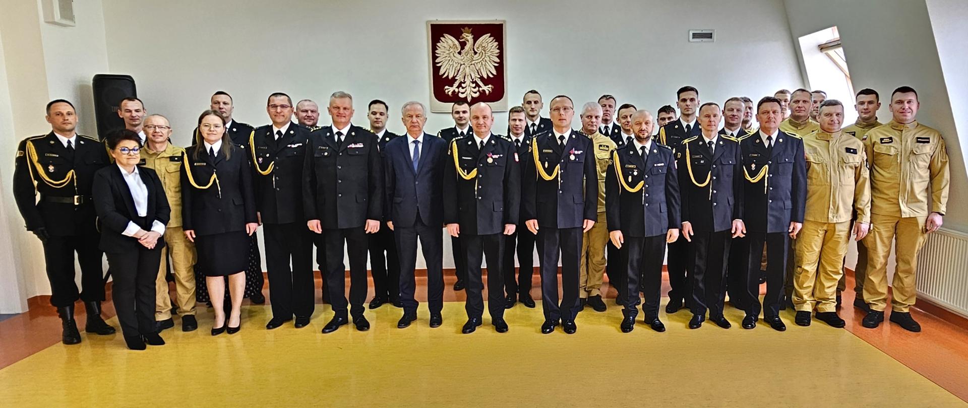 Uroczysta zbiórka z okazji powołania Komendanta Powiatowego PSP w Przysusze