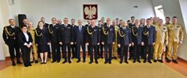 Uroczysta zbiórka z okazji powołania Komendanta Powiatowego PSP w Przysusze