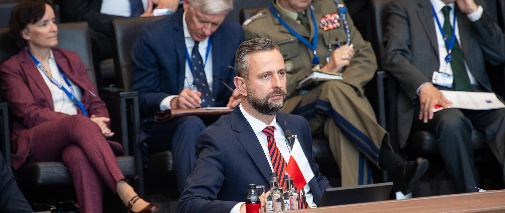 Deputy Prime Minister sitting at the table at the Council meeting