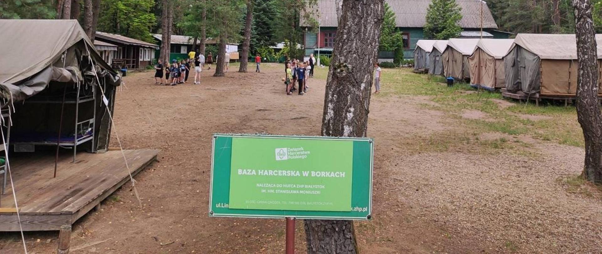 Próbna ewakuacja Bazy Harcerskiej