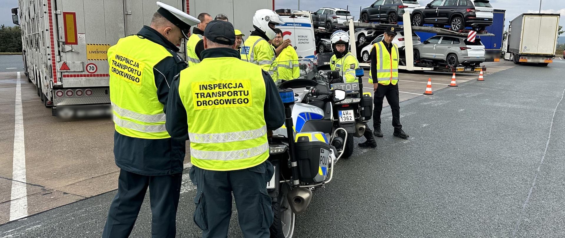 Inspektorzy służb drogowych z Czech, Niemiec i Polski spotkali się na międzynarodowej wymianie doświadczeń związanych z kontrolami drogowymi
