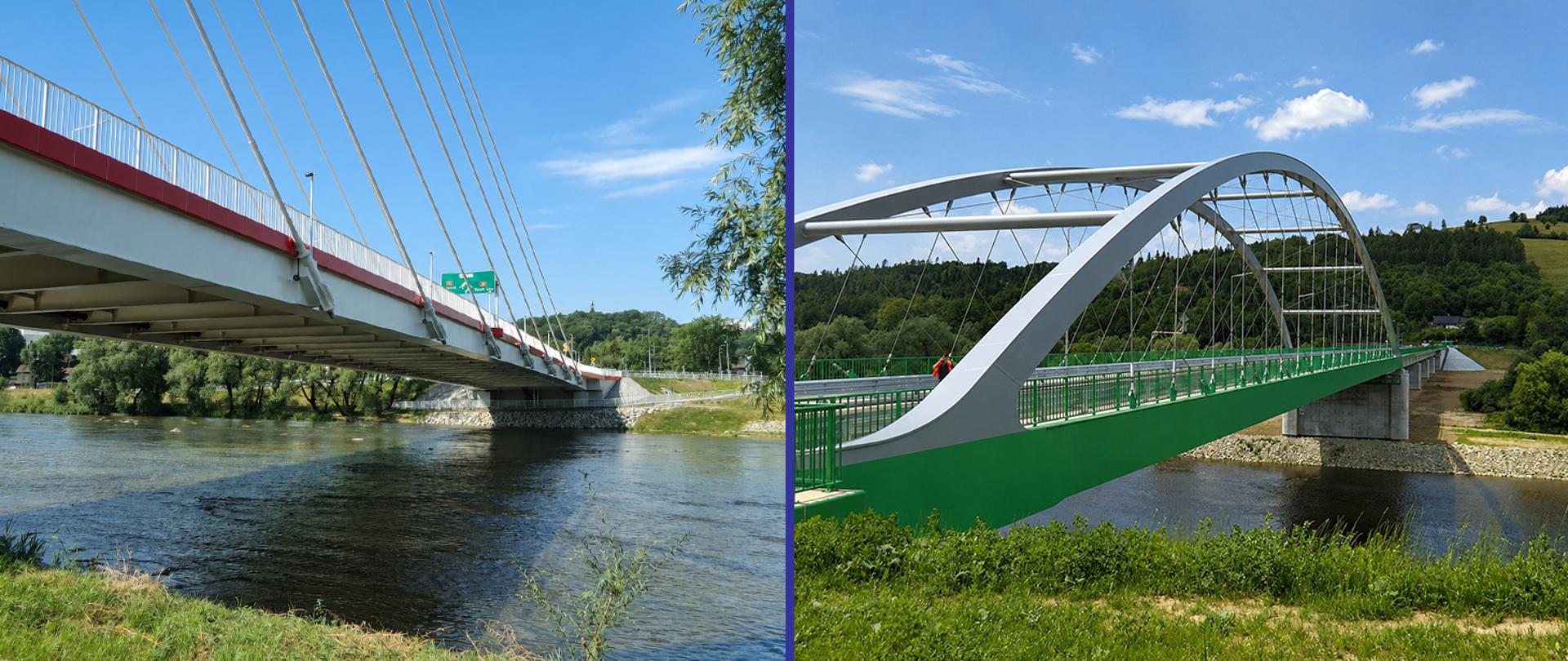 Dwa nowe mosty na rzece San na Podkarpaciu: przeprawa między Niewistką a Jabłonicą Ruską oraz most prowadzący do prawobrzeżnej części Sanoka.
