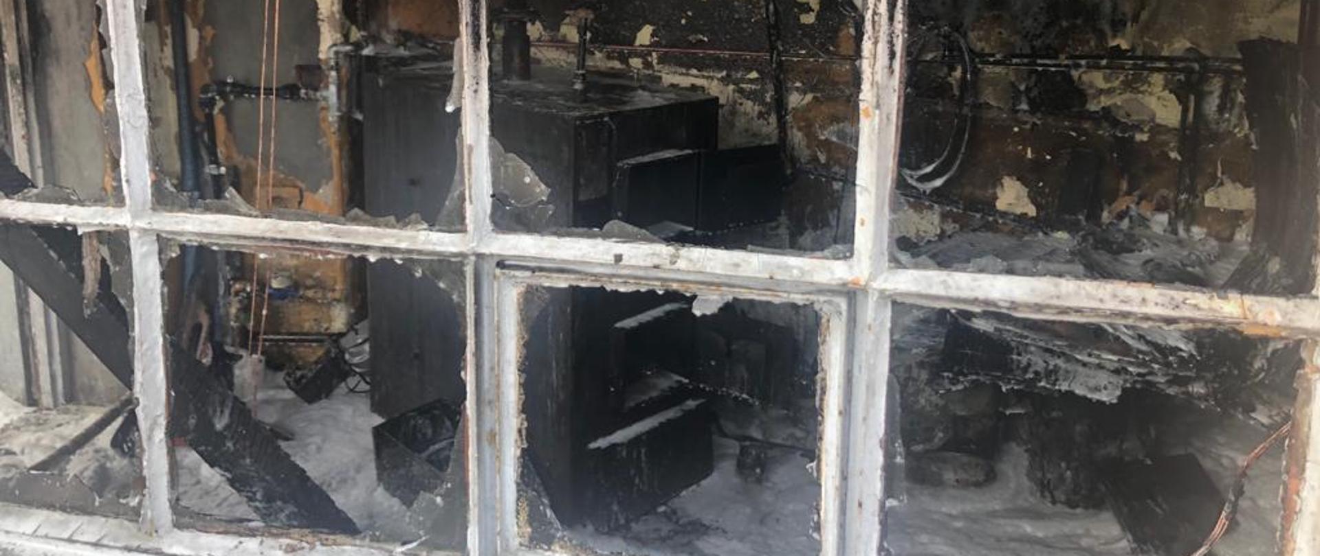 KUŚLIN – POŻAR KOTŁOWNI