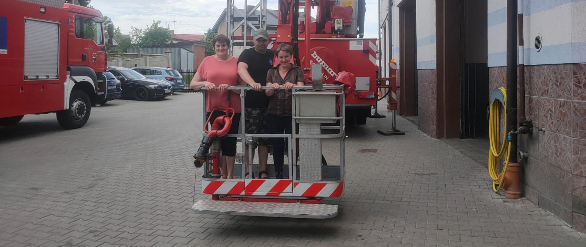 wizyta podopiecznych Warsztatów Terapii Zajęciowej w KP PSP Sejny