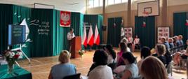 Uroczyste zakończenie roku szkolnego w ZSCKR w Wojsławicach.