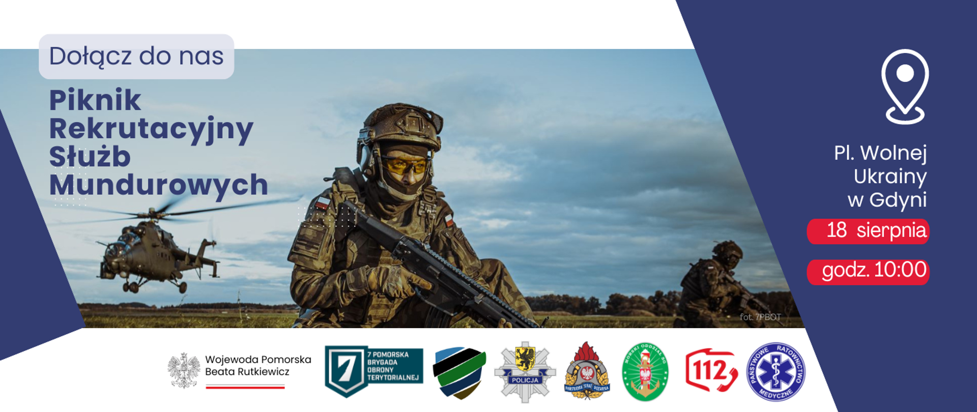 Piknik rekrutacyjny służb mundurowych